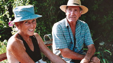 Nicole et José, jardinnier de la Louve